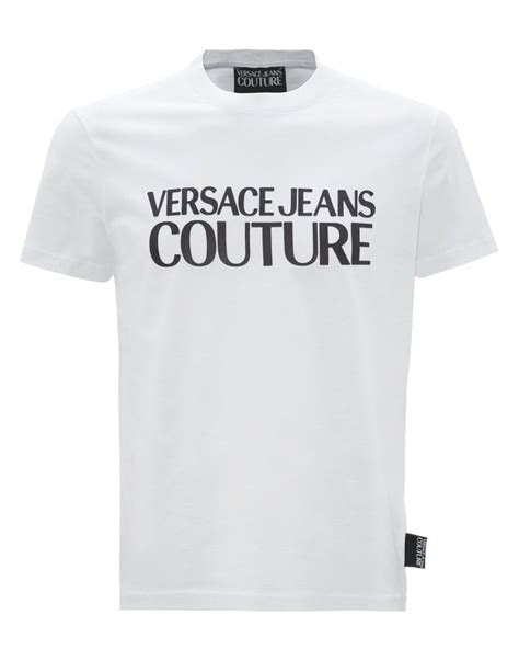 versace jeans t shirt cheap|versace jeans couture white shirt.